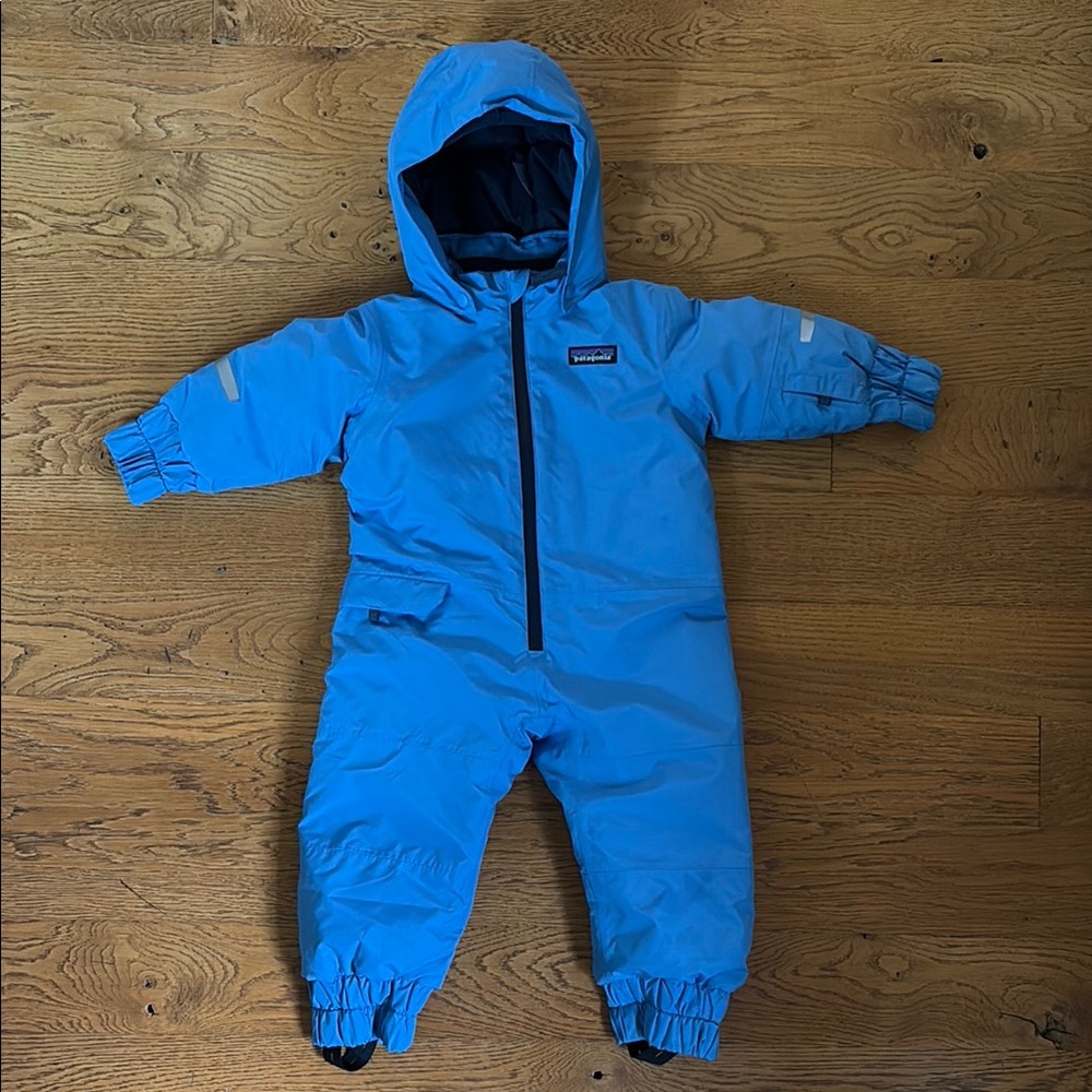 Patagonia baby snow pile one piece Hooded Snowsuit